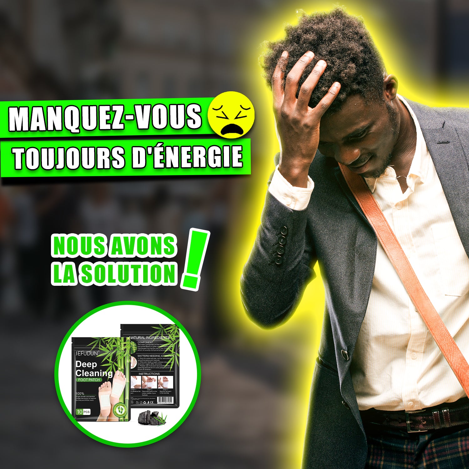 Patch Détoxifiant 2 en 1 pour les Pieds