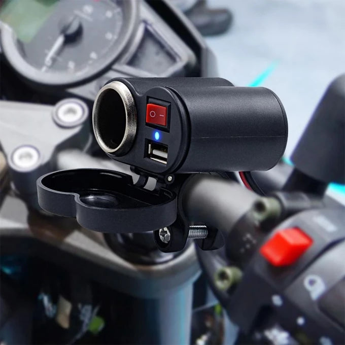 USB Motorcycle Charger-Cigar-RDC 