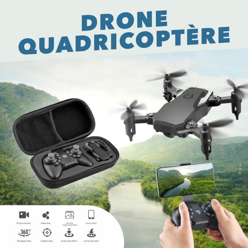 Quadicopter Drone - kamera ya mandhari ya mwinuko na video DRC
